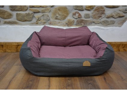 Cerino pelech Imola křeslo 120x100x20 CODURA - ANTRACIT/ČERVENÁ