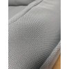 II JAKOST - CERINO KŘESLO IMOLA 110 x 95 x 20 cm - TEXTILNÍ ZÁTĚŽOVÁ LÁTKA - SVĚTLE ŠEDÁ