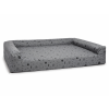 CERINO ORTOPEDICKÝ PELECH KANAPE - POHOVKA XL - VODĚODPUDIVÝ OXFORD - 120 x 90 x 10 -  ŠEDÁ PACIČKA