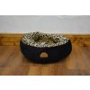 Cerino pelíšek NEST ovál žlutá 60cm x 55cm x 18cm plyšový serwal
