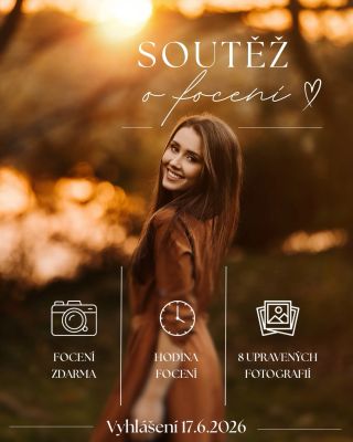 ✨ SOUTĚŽ O FOCENÍ ZDARMA ✨ Protože si strašně vážím všech, kteří mě podporují a sledují, rozhodla jsem se pro vás...