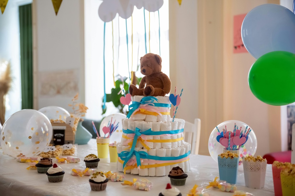 Dekorace a výzdoba na baby shower večírku