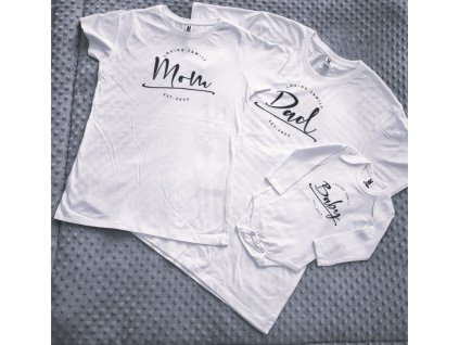 Set MOM - DAD - BABY rok 2025 2. jakost