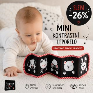 Jedinečná šance na nákup kontrastního leporela😍🖤🤍 #sleva #cernanabile #kontrastnihracky #kontrastnileporelo