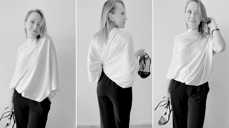 Zavinovací top do práce