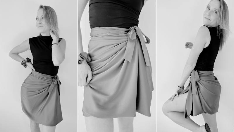 Crop top s vodovým výstřihem