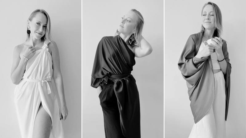 Krátká zavinovací sukně