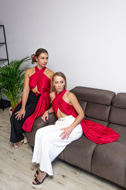 Burnt pink multifunkční kousek multi-owl