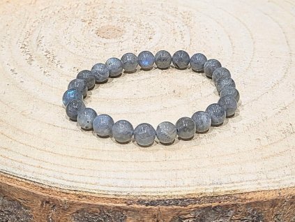 Labradorit - náramek, 7-8mm