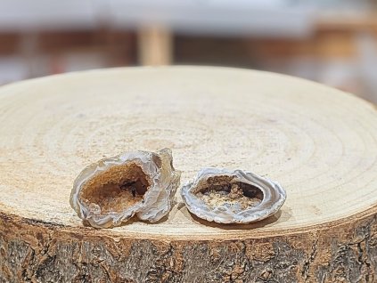 Achát - geoda; 40-50mm