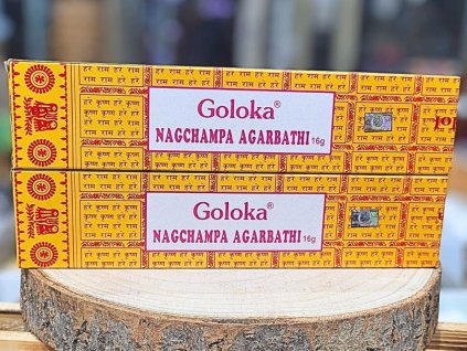 Vonné tyčinky - Goloka; Nagchampa Agarbathi