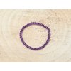 Ametyst, náramek 4mm