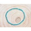 Amazonit - náramek, 4mm - fasetovaný
