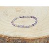 Fluorit - náramek, 4mm - fasetovaný