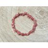 Rodochrozit, náramek sekaný