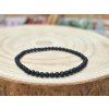 Onyx černý matný - náramek, 4mm
