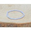 Chalcedon modrý - náramek, 4mm