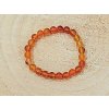 Karneol - náramek, 8mm