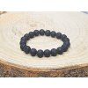 Lávový kámen – náramek, 10mm