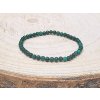 Malachit - náramek, 4mm