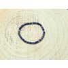 Sodalit - náramek, 2×4mm – rondelky