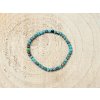Tyrkys pravý - náramek, 4mm