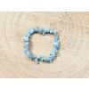 Larimar - náramek, 5-10mm - sekaný