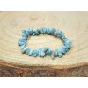 Larimar - náramek, 5-10mm - sekaný