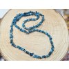 Apatit - náhrdelník; 90cm - sekaný