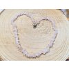 Růženín - náhrdelník; 40cm - sekaný
