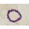 Ametyst - náramek; 5-10mm - sekaný
