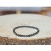 Hematit - náramek; 4mm