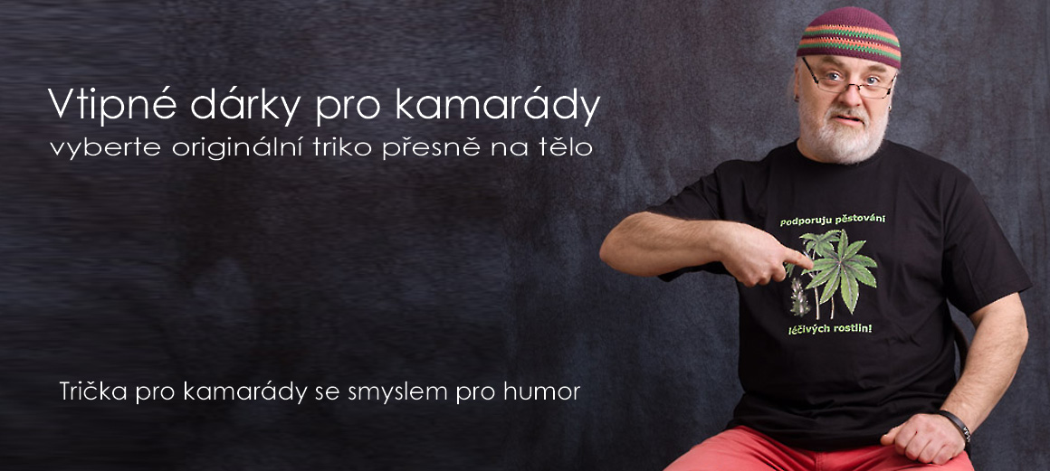 Dobrý tip na dárek pro kamaráda - Černé triko