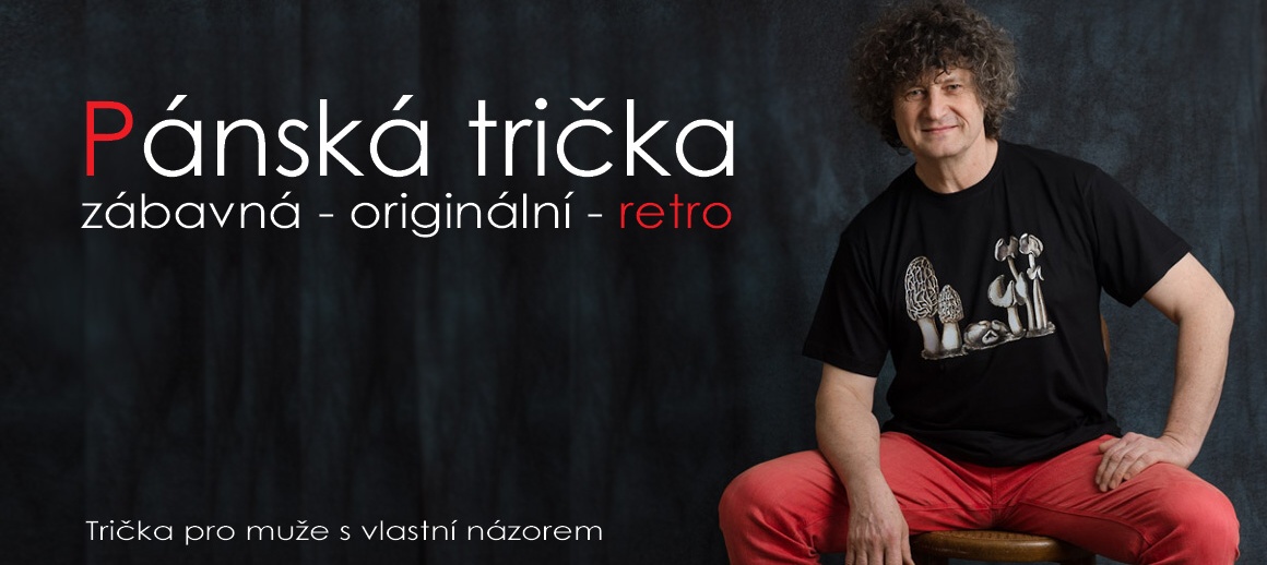 Černé triko - pánská trička pro muže s vlastním názorem