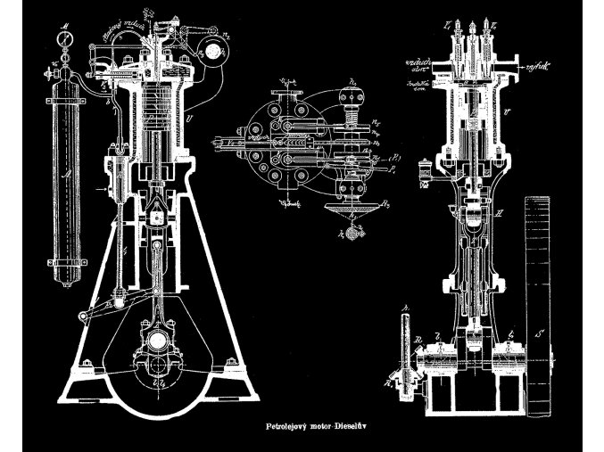 petrolejový motor