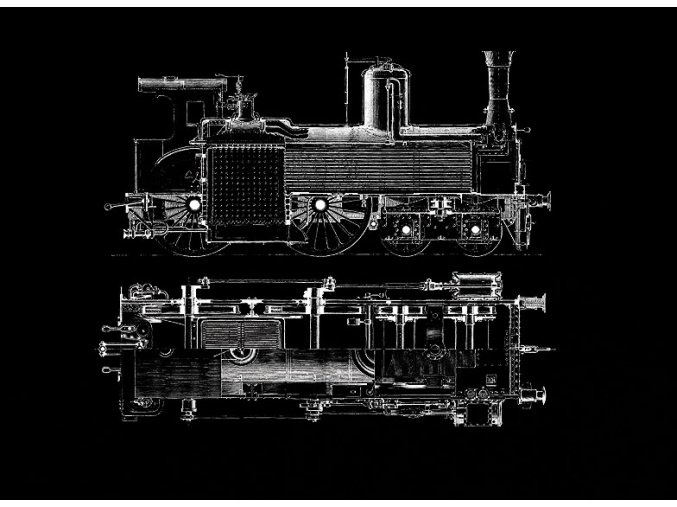 tričko s obrázkem parní lokomotivynské tričko