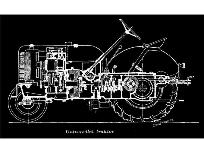 Traktor - tričko s obrázkem traktoru