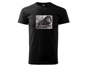 tričko s obrázkem lva