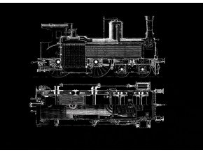 tričko s obrázkem parní lokomotivynské tričko