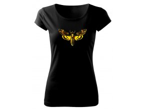 smrtihlav motýl dámské retro tričko