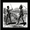 Mladí bojovníci kmene Zulu - tričko s potiskem (Pánské/Dámské Dámské černé, Velikost XXL)