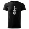 violoncello černé tričko pánské