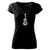 violoncello černé tričko dámské