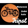 motorka tripol tričko s obrázkem motorky