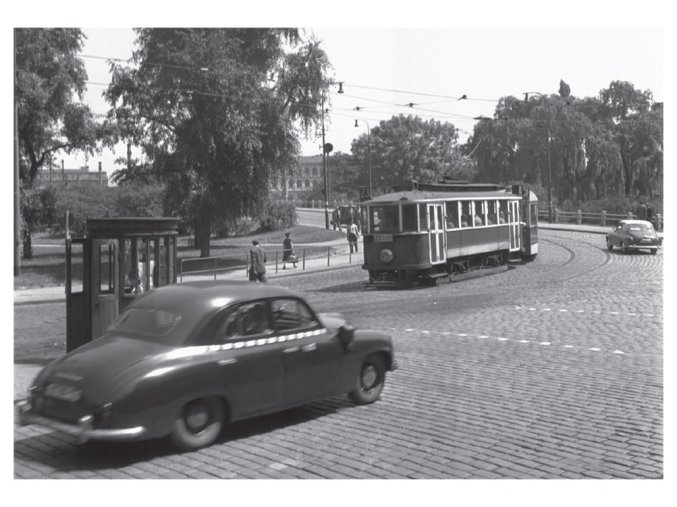 100167 I Pohlednice - Křižovatka na Klárově, Praha 1959