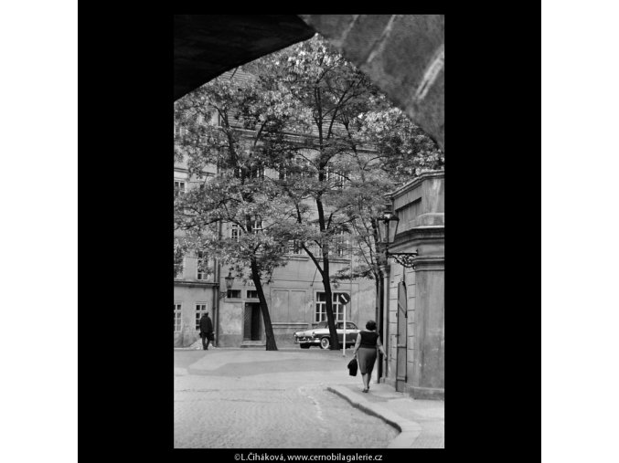 Kampa (5335), Praha 1967 květen, černobílý obraz, stará fotografie, prodej