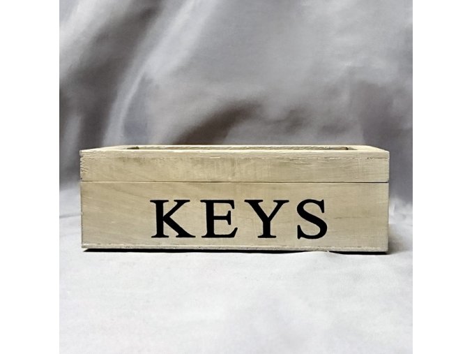 401004 I Dřevěná krabička na klíče