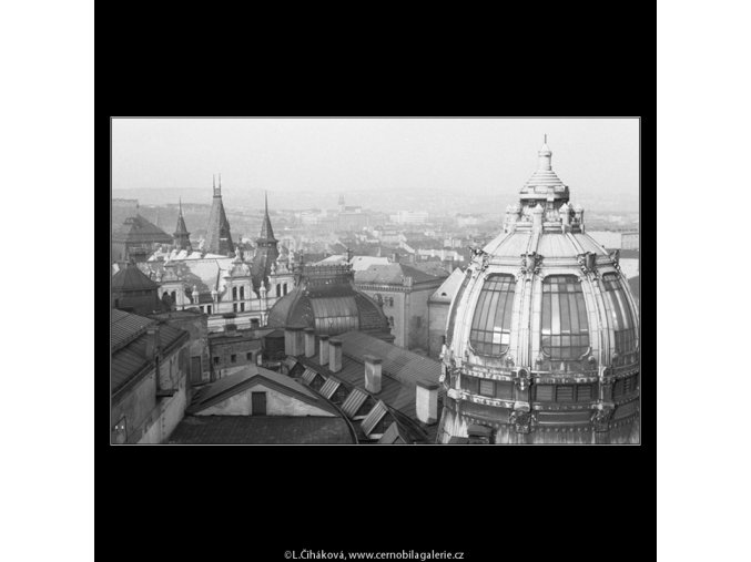 Z Prašné brány (46-1), Praha 1959 , černobílý obraz, stará fotografie, prodej