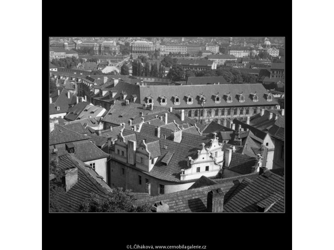 Pohled na Prahu (266-1), Praha 1959 , černobílý obraz, stará fotografie, prodej