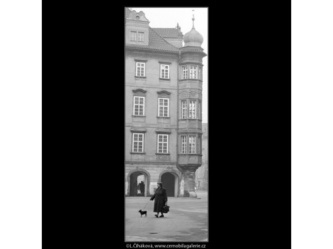 Malé náměstí (951), Praha 1960 říjen, černobílý obraz, stará fotografie, prodej